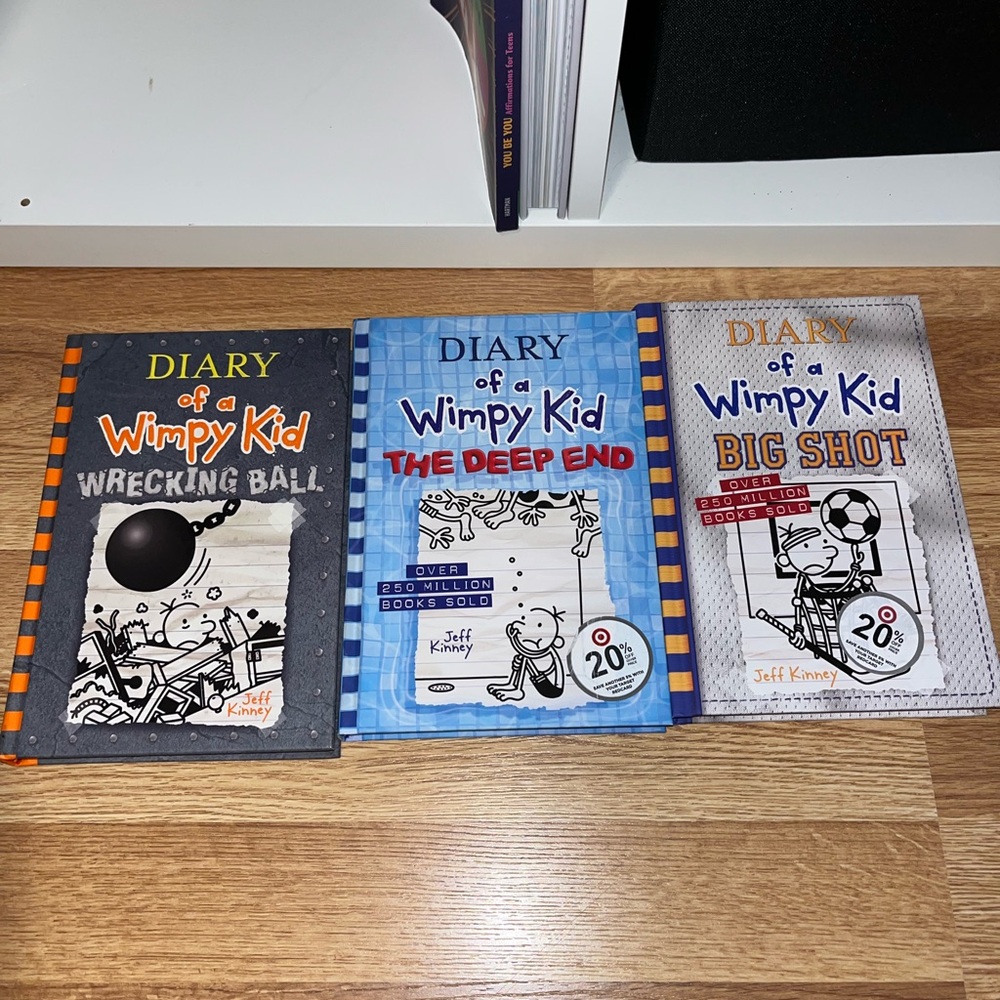 Brand new books diary of a wimpy kid